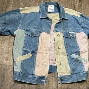 Together Denim and Pastel Jacket